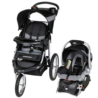 Graco FastAction SE 2.0 travel system with SnugRide 35 Lite infant seat in grey and black