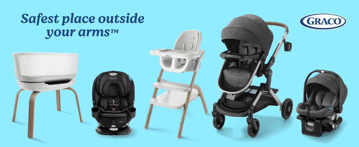 Graco Modes Trio travel system with SnugRide 35 Lite infant seat in parent-facing mode, grey